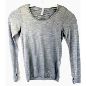 Under‎ Armour Threadborne Womens Small Grey Pullover Shirt (AA2) NW/OTs